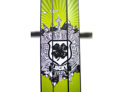 Lucky Strata Scooter Deck Black Green Bottom