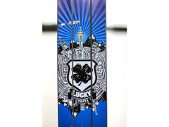 Lucky Strata Scooter Deck Gunmetal Blue Bottom
