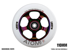  Lucky ATOM 110mm - Scooter Wheel - NeoChrome & White