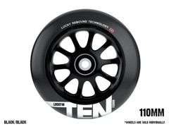 Pro Scooter Wheels - Lucky TEN 110mm Black on Black 
