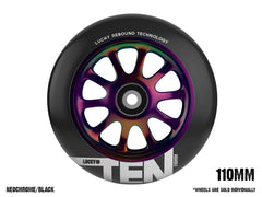 Pro Scooter Wheels - Lucky TOASTER 110mm Black on NeoChrome