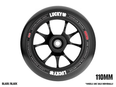 Scooter Wheels- Lucky TOASTER 110mm Black on Black 