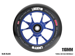 Pro Scooter Wheels - Lucky TOASTER 110mm Black on Blue