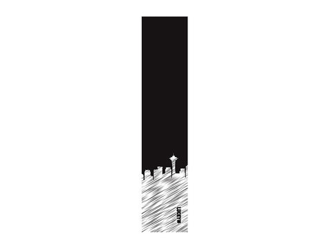 Lucky City Sketch White Griptape