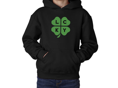 LCKY Clover Logo Youth Hoody Sweatshirt