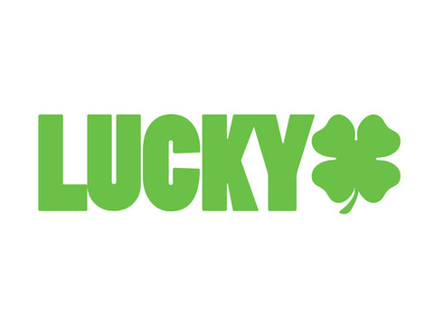 Lucky Die Cut Sticker