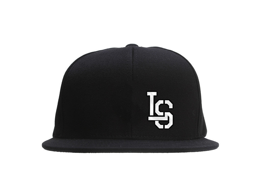 LS Logo Black Flat Bill Hat