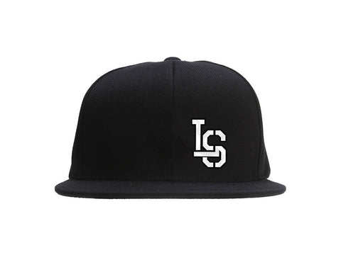 LS Logo Black Flat Bill Hat