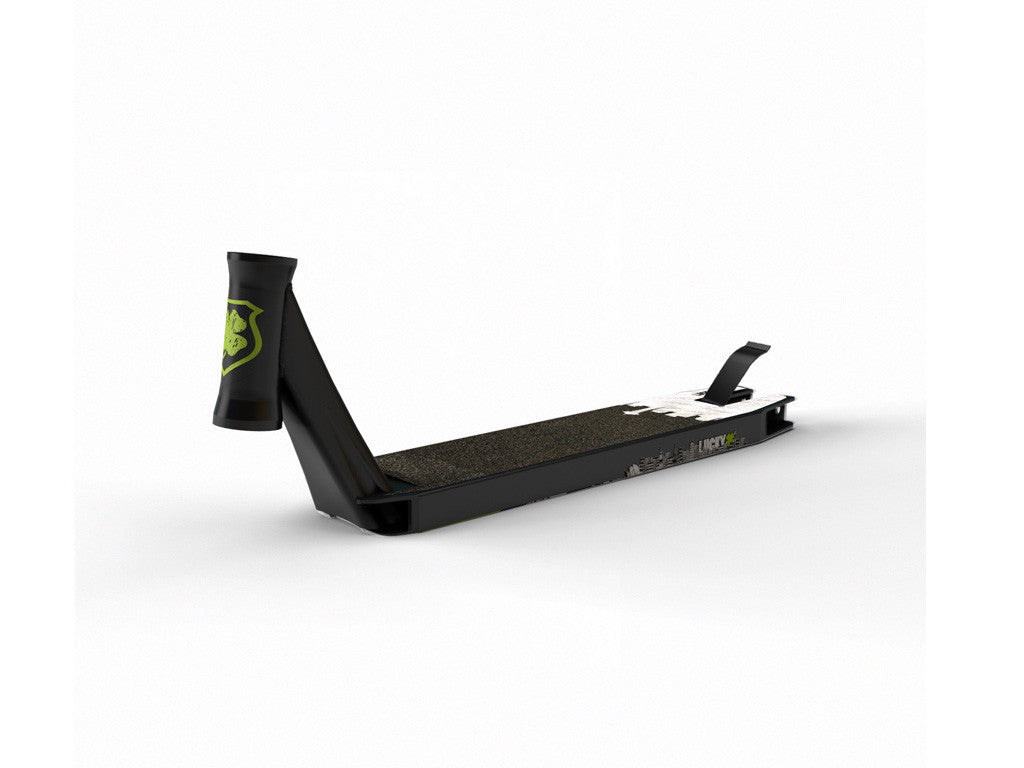 Lucky Strata Scooter Deck Black Green